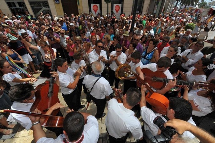 Panda De Verdiales En La Feria Del Centro De Málaga 