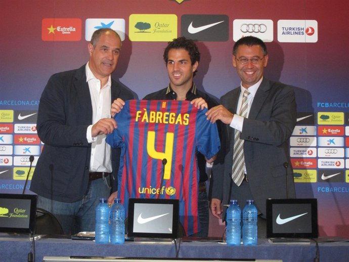 Presentación De Cesc Fabregas 