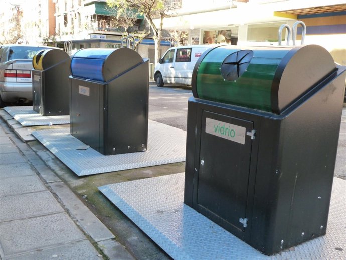 Contenedores de  reciclaje 