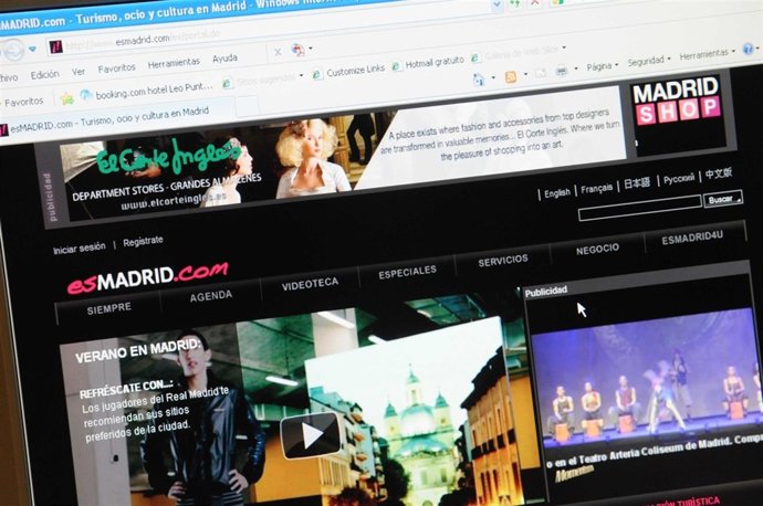 Página De Esmadrid.Com Por EP Y Ayto. De Madrid 