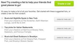 Listas En Foursquare