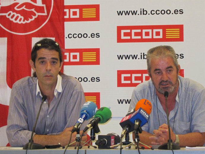 Javier Marín De UGY Y Baltasar Piñeiro De CCOO.