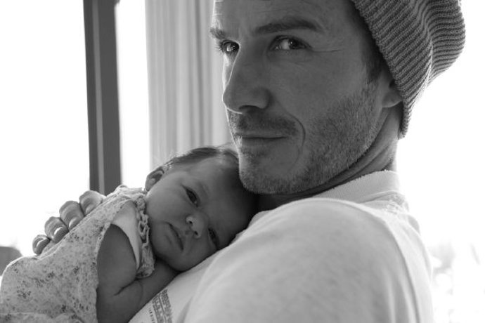 David Beckham Y Harper Seven