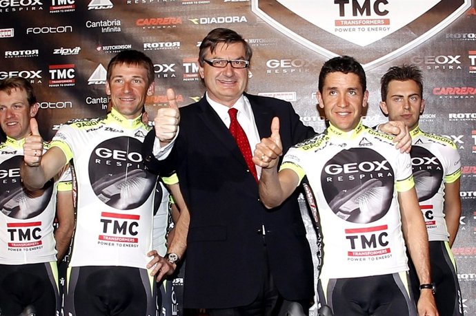 Denis Menchov y Carlos Sastre equipo Geox