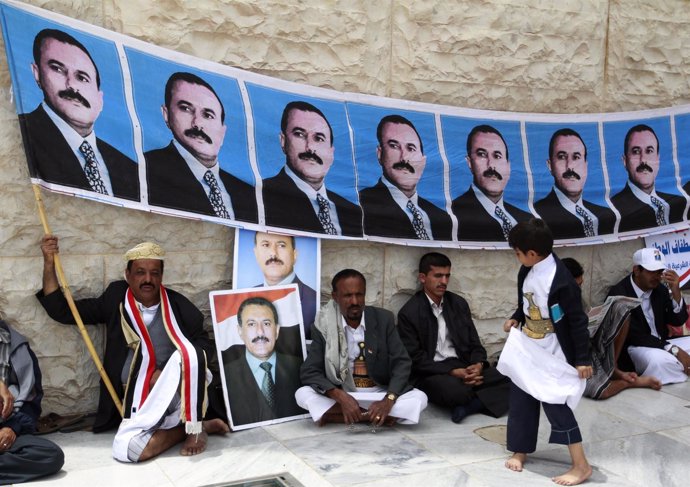 Partidarios Del Presidente Yemení, Alí Abdulá Salé