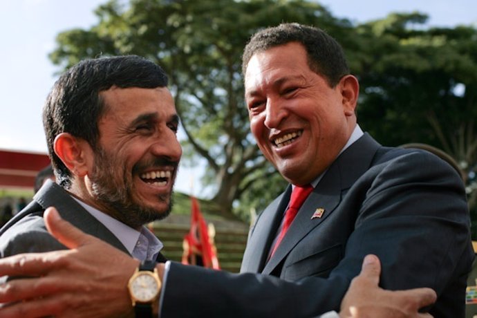 Mahmud Ahmadineyad Y Hugo Chávez.