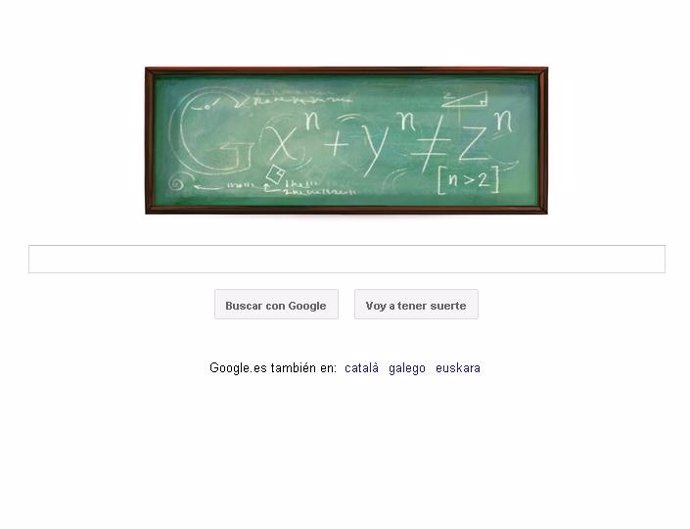 Doodle De Fermat Por Google 