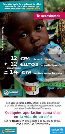 Campaña Desnutrición Infantil De Fundación Cajamar