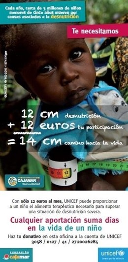Campaña Desnutrición Infantil De Fundación Cajamar
