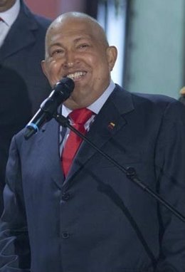 El Presidente Venezolano, Hugo Chávez.