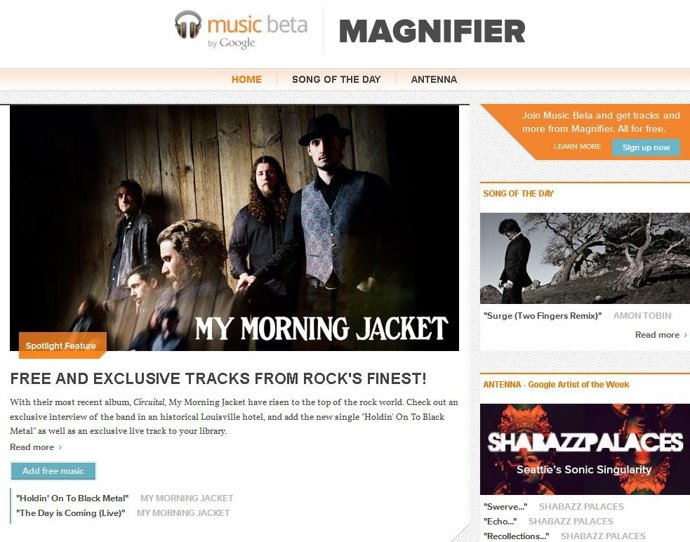 Pantalla Del Blog Magnifier De Google 