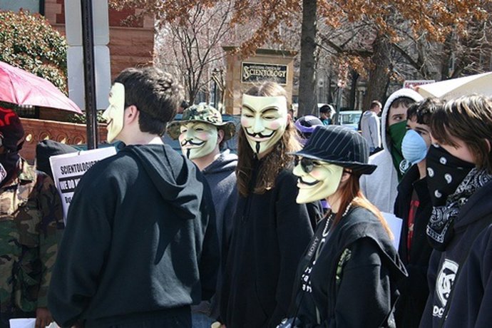 Protesta De Anonymous Por Irrezolut CC Flickr 