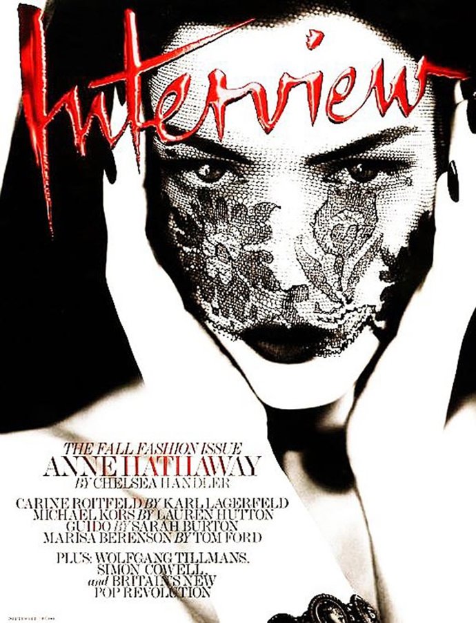 Anne Hathaway En La Portada De 'Interview'