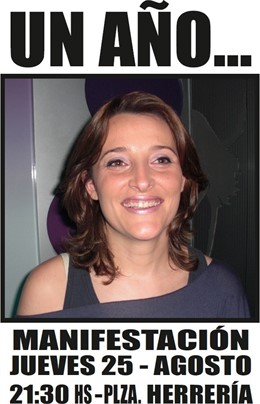 Cartel De La Manifestación De Sonia Iglesias