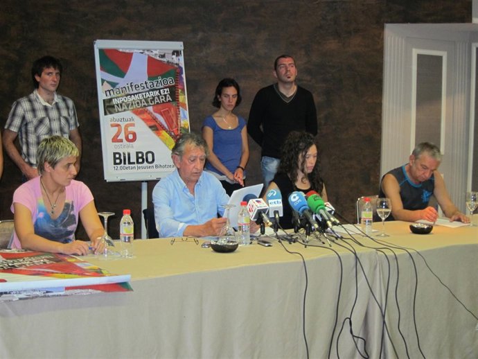 Presentación De La Manifestación De Aste Nagusia.