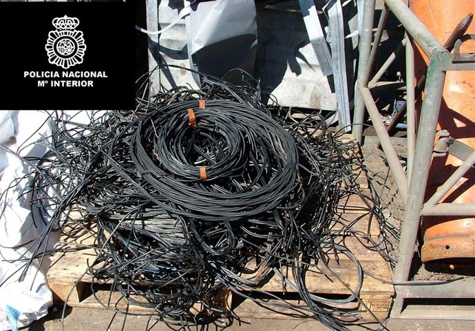 Cable de cobre sustraído en Ribeira (A Coruña)
