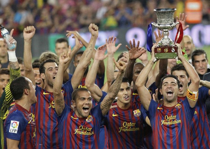 El F.C. Barcelona, Campeón De La Supercopa De España 2011