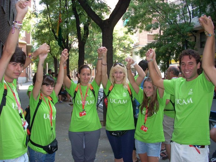 Algunos De Los Voluntarios De La UCAM
