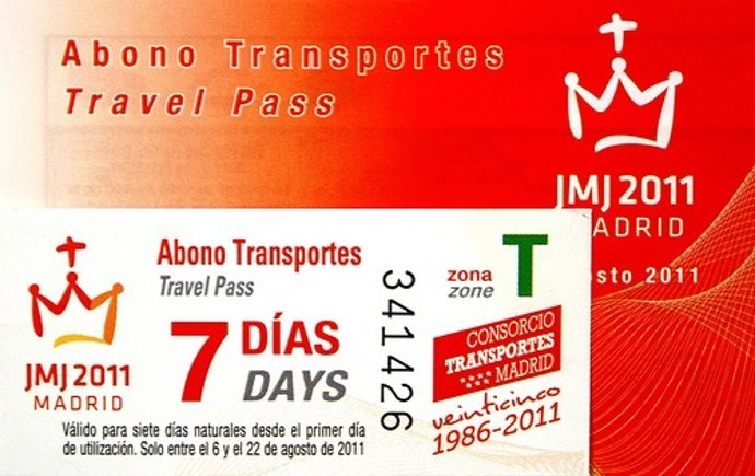 Abono De Transporte Especial De La JMJ