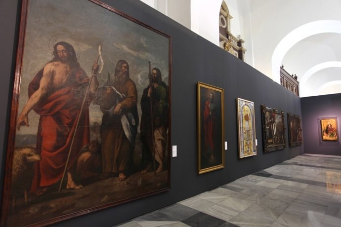 Uno De Los Lienzos De San Bartolomé Expuestos En Camins D'art
