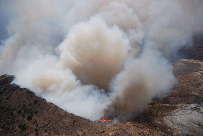 Imagen Del Incendio En Cartagena