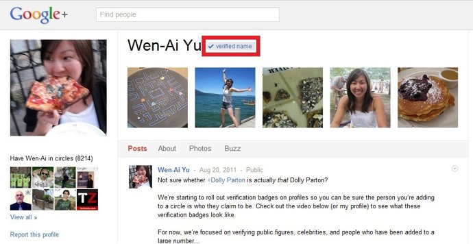 Cuenta Verificada En Google+