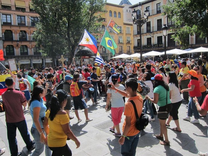 Zocodover Con Peregrinos