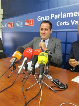 Jorge Alarte En Rueda De Prensa