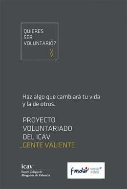 Cartel Del Proyecto De Voluntariado Del ICAV