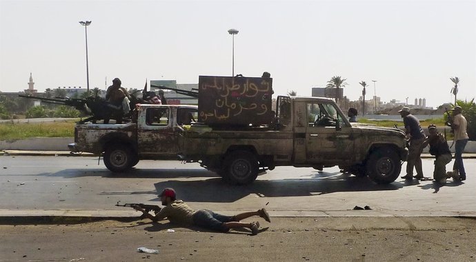 Combates En Libia