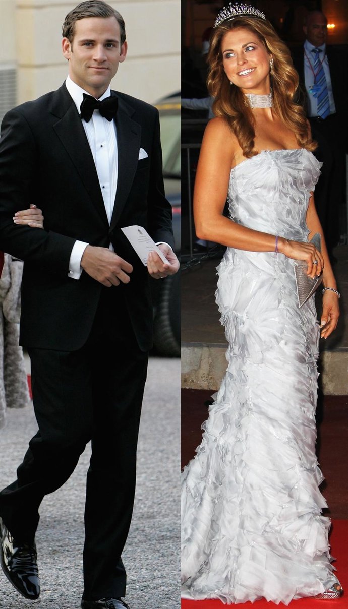 Montaje De Los Ex Prometidos Jonas Bergström Y Magdalena De Suecia 