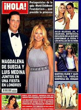 Magdalena De Suecia En La Portada De La Revista '¡Hola!'