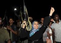 Gadafi está en Trípoli y luchará "hasta el final"