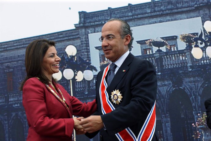 Laura Chinchilla Y Felipe Calderón