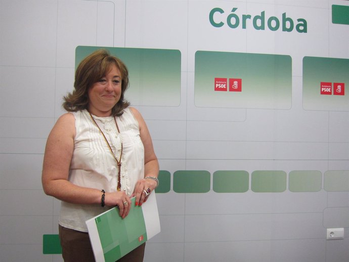La Vicesecretaria De Política Institucional Del PSOE De Córdoba, Soledad Pérez