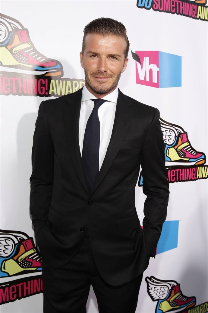 David Beckham En Un Photocall