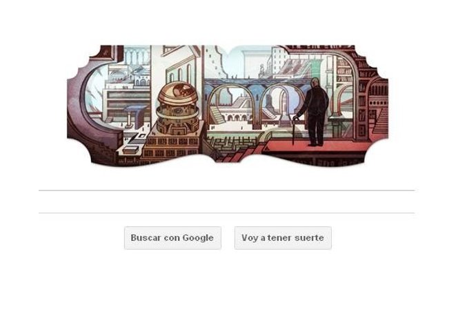 'Doodle' Homenaje A José Luis Borges