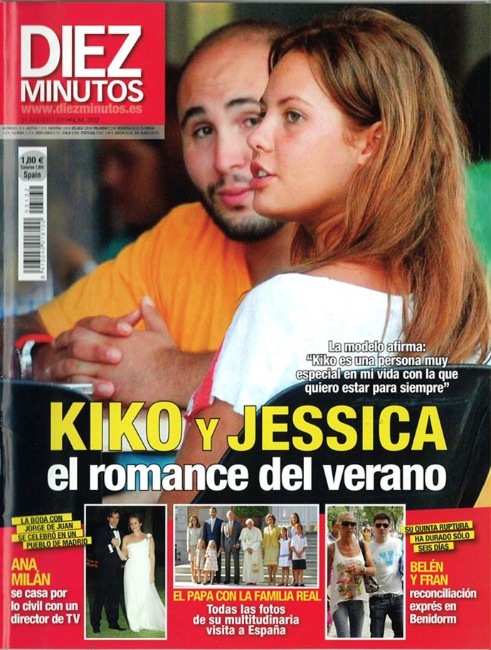 Kiko Rivera Y Jessica Bueno En La Portada De 'Diez Minutos'