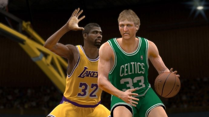 Larry Bird Y Magic Johnson En NBA 2K12