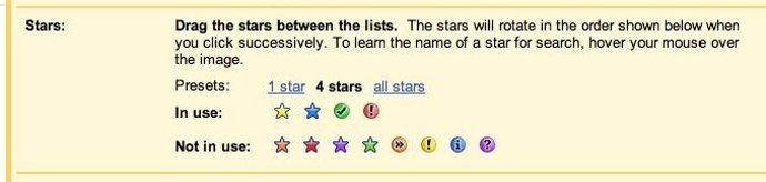 Estrellas De Gmail