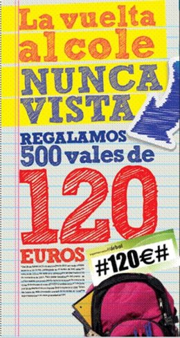 Cartel De La Promoción De Supermercados El Árbol 