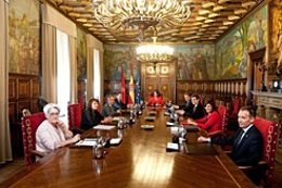 Sesión Del Gobierno De Navarra.