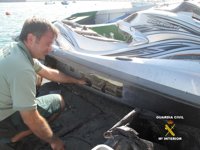 Localizada una moto acuática a la deriva que ocultaba 120 kilos de hachís en un doble fondo