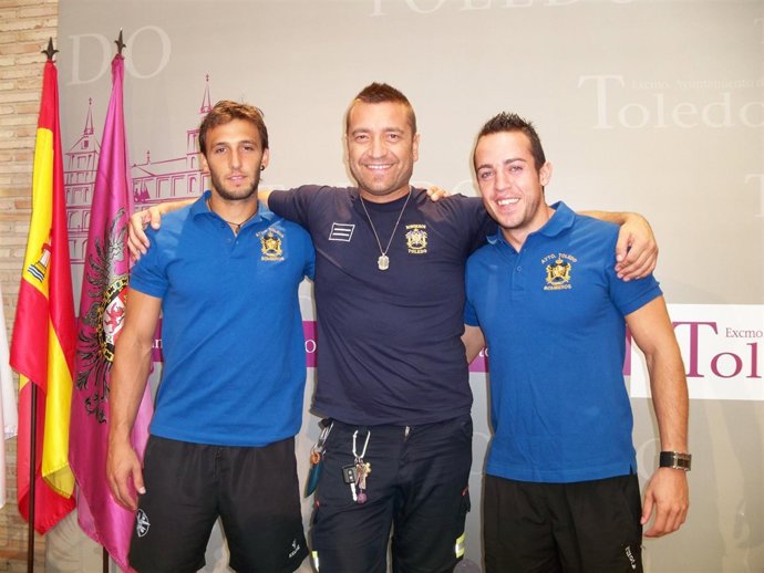 Moisés Rosell, Francisco Martín Y Francisco García, Participantes En  Olimpiadas