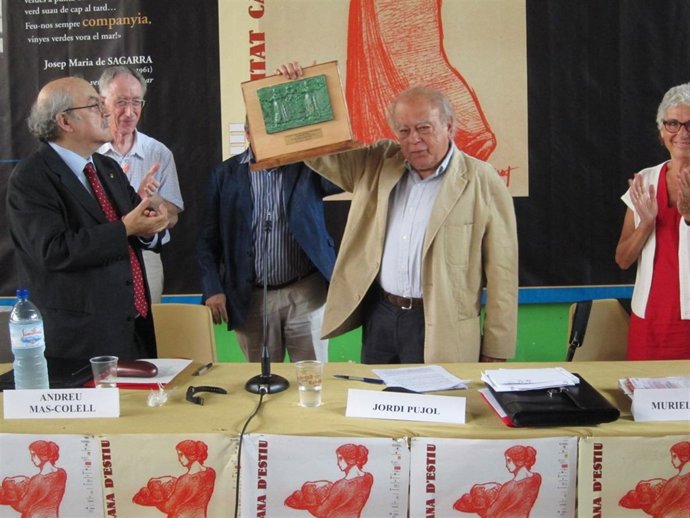 Jordi Pujol, Acompañado Por Andreu Mas-Colell