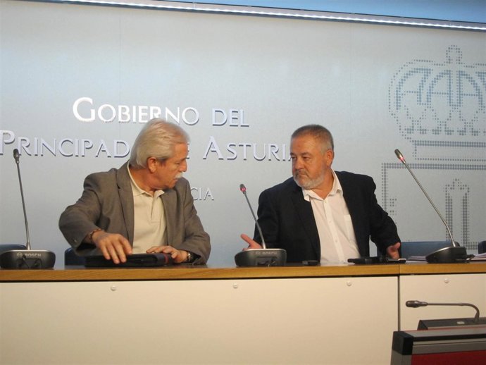 Braga (UGT) Y Pino (CCOO) En Rueda De Prensa