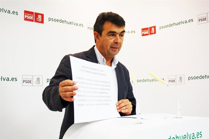 El Portavoz Del PSOE En El Ayuntamiento De Aljaraque, José Martín.