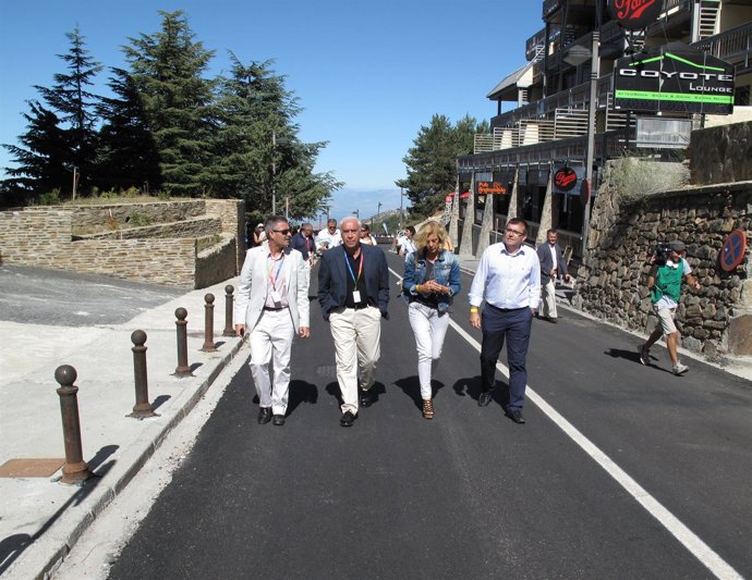 Consejero De Turismo, Luciano Alonso, Visita Pradollano