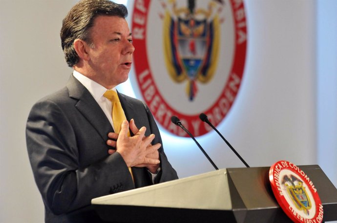 El Presidente De Colombia, Juan Manuel Santos.