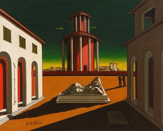 Obra De Chirico, Uno De Los Artistas Participantes En La Exposición